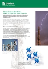 无线网络基站直流和交流电源电路保护应用说明书